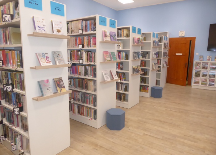 Poslední etapa modernizace prostorového vybavení knihovny je u konce