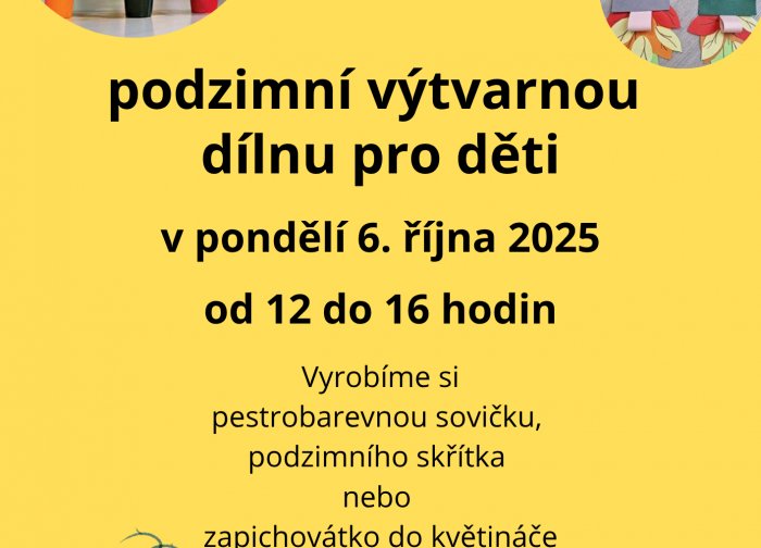 Podzimní výtvarná dílna pro děti